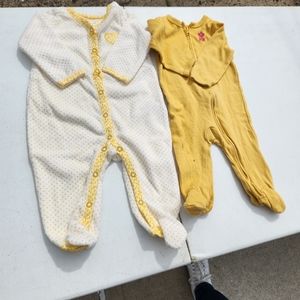 Two feetie pajamas 6 month